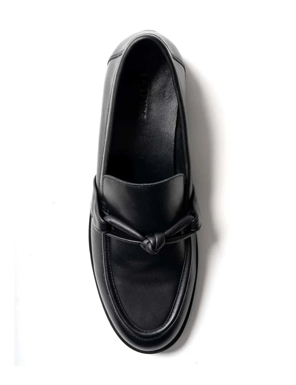 La Tribe Emily Knot Loafer Black 