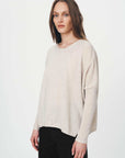 Rowie Enzo Merino Knit Jumper Oat Marle
