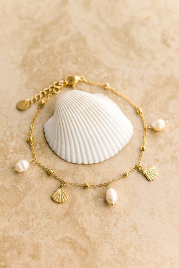 Wolfe Oceana Anklet Gold
