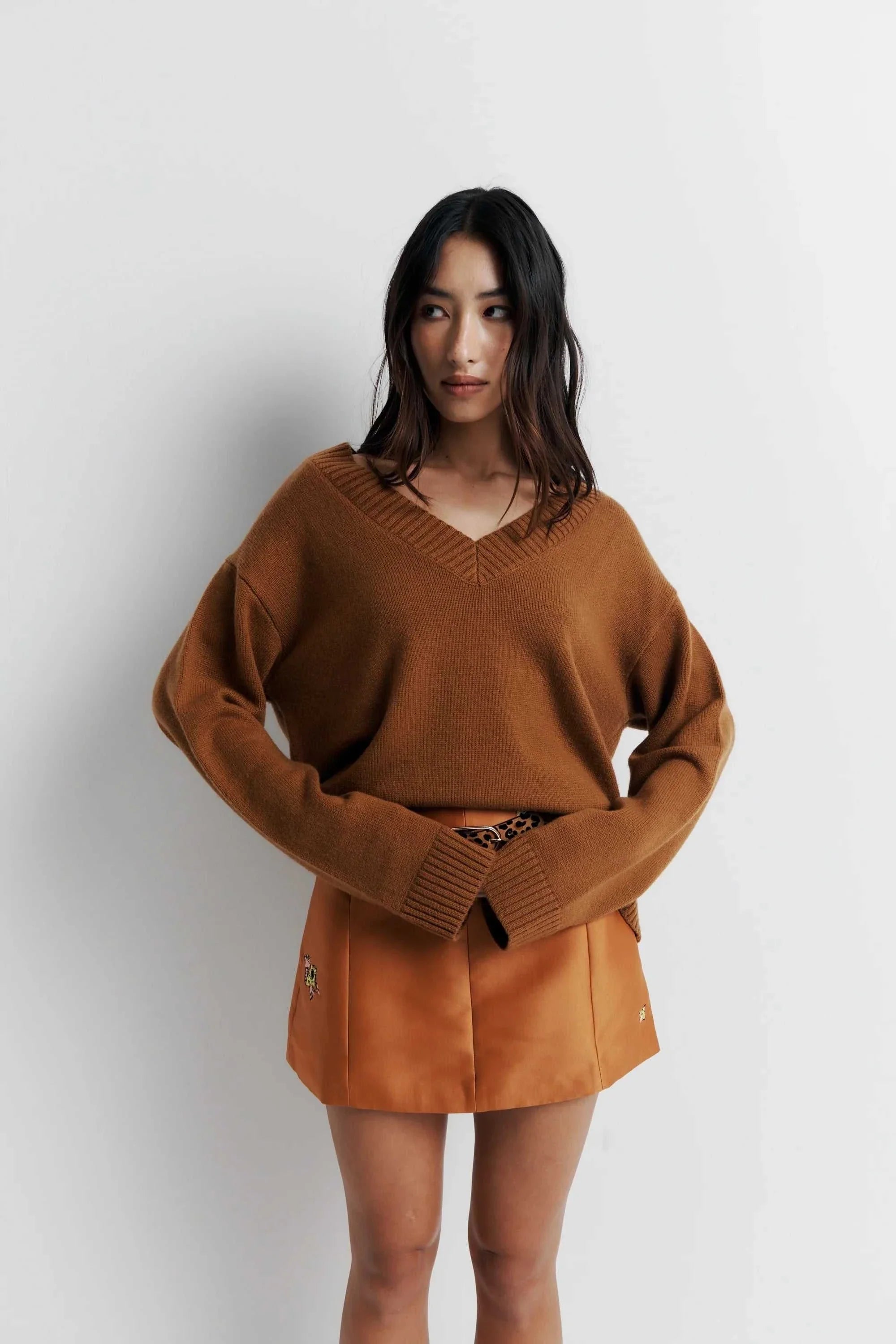Romy Ingrid Sweater Tan