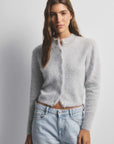 World Of Nomads Bella Cardigan Light Grey