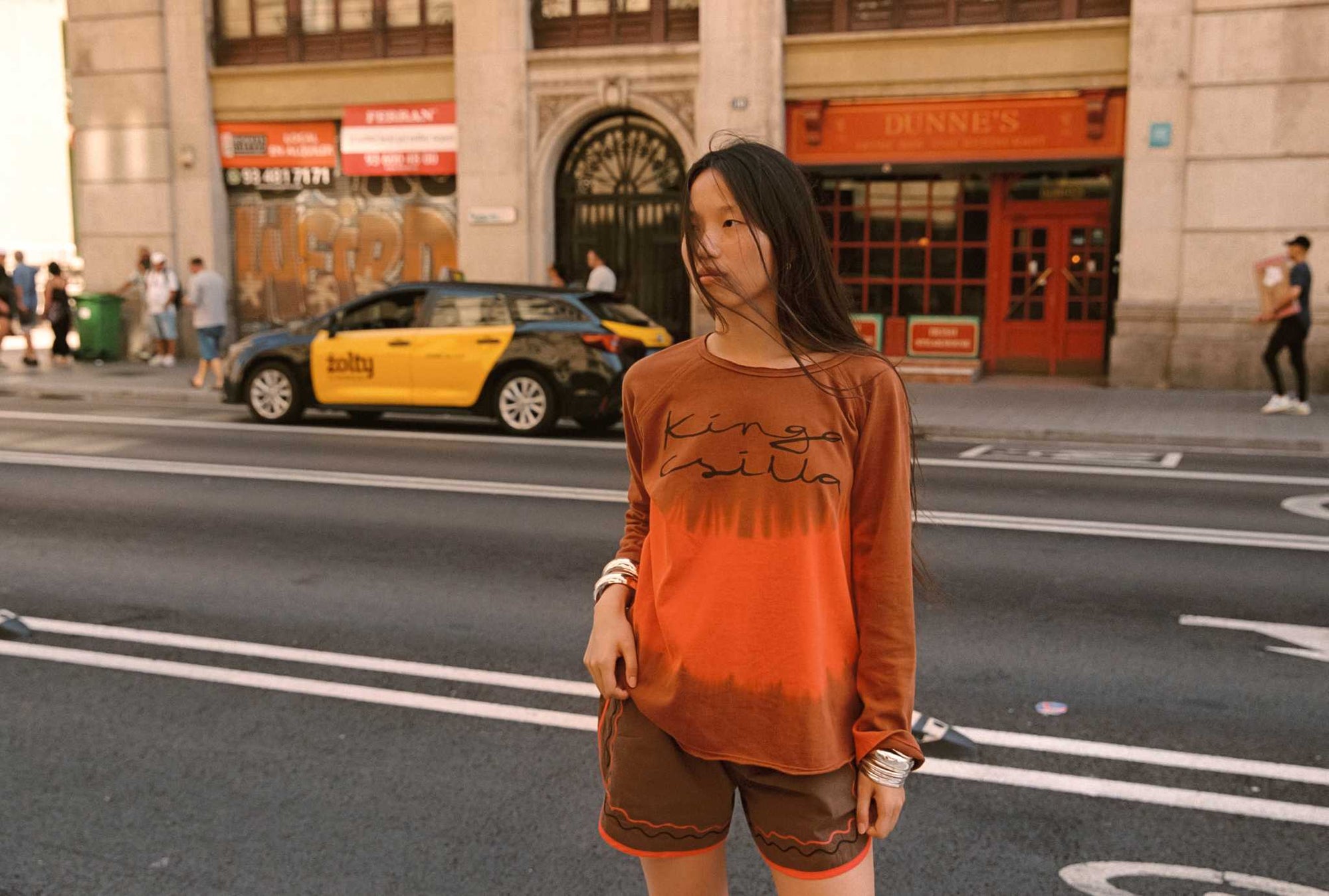Kinga Csilla Fire Raw Long Sleeve Tee