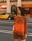 Kinga Csilla Fire Raw Long Sleeve Tee