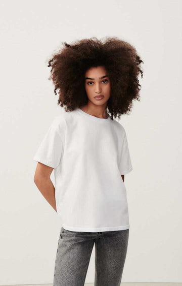 American Vintage T Shirt Fizvalley White
