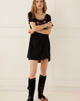 Spell Feliz Mini Dress Woodland Black