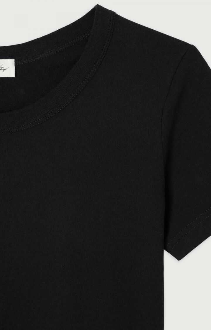 American Vintage Gamipy T Shirt Short Sleeve Crew Neck Black