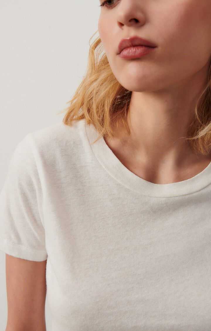 American Vintage Gamipy Short Sleeve Round Neck Tee White