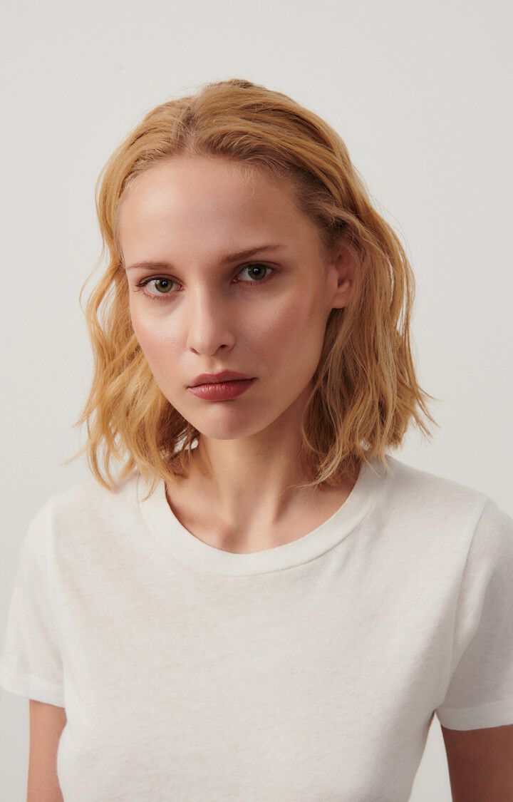 American Vintage Gamipy Short Sleeve Round Neck Tee White