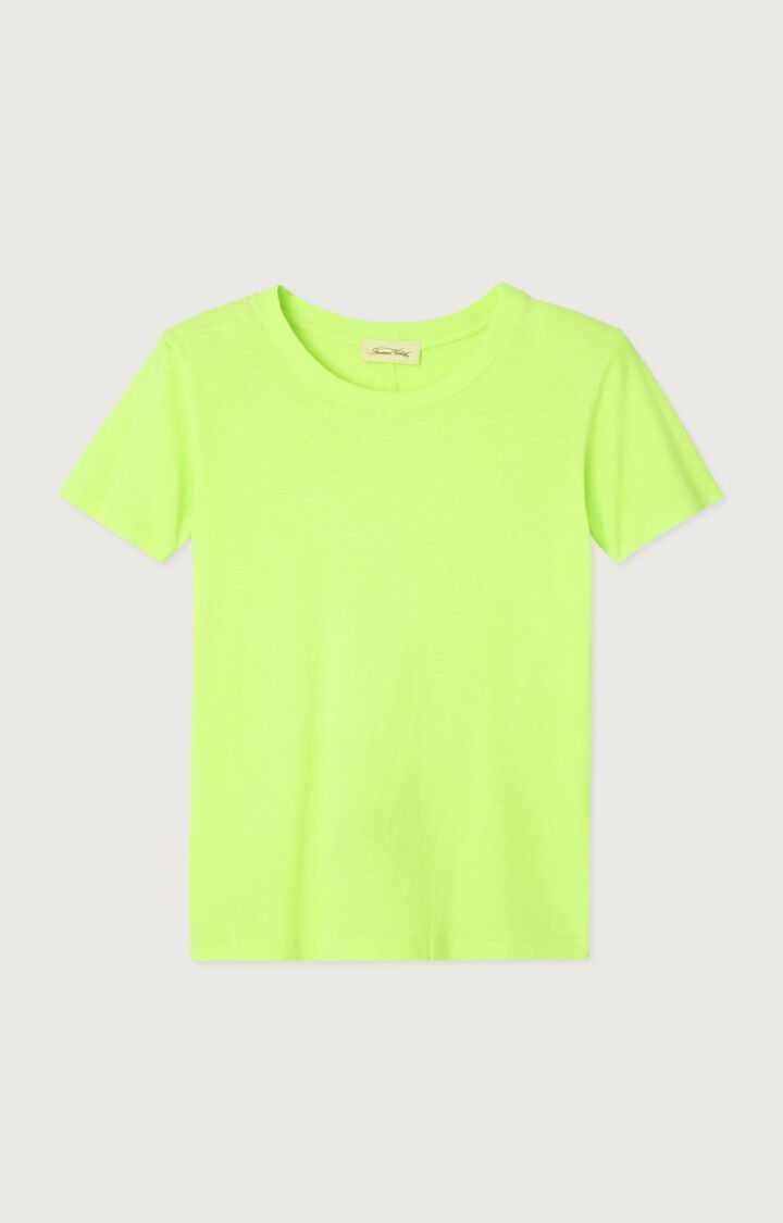 American Vintage Gamipy Short Sleeve Crew Neck T Shirt Fluo