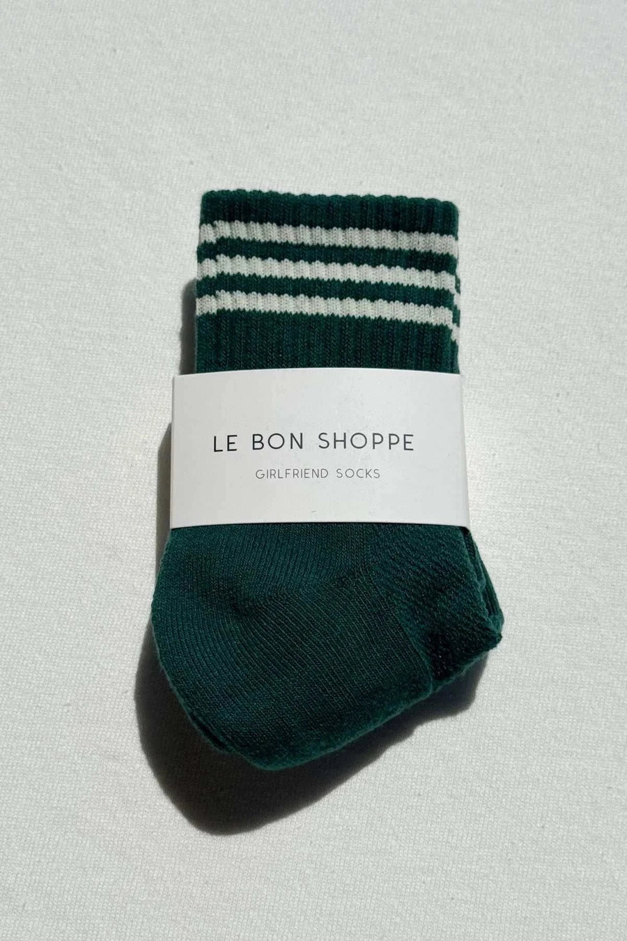 Le Bon Shoppe Girlfriend Socks Hunter Green
