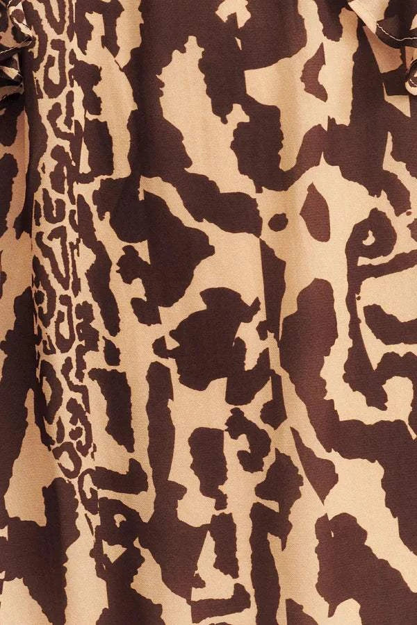 Shona Joy Goldie Short Sleeve Shirt Animal Effect
