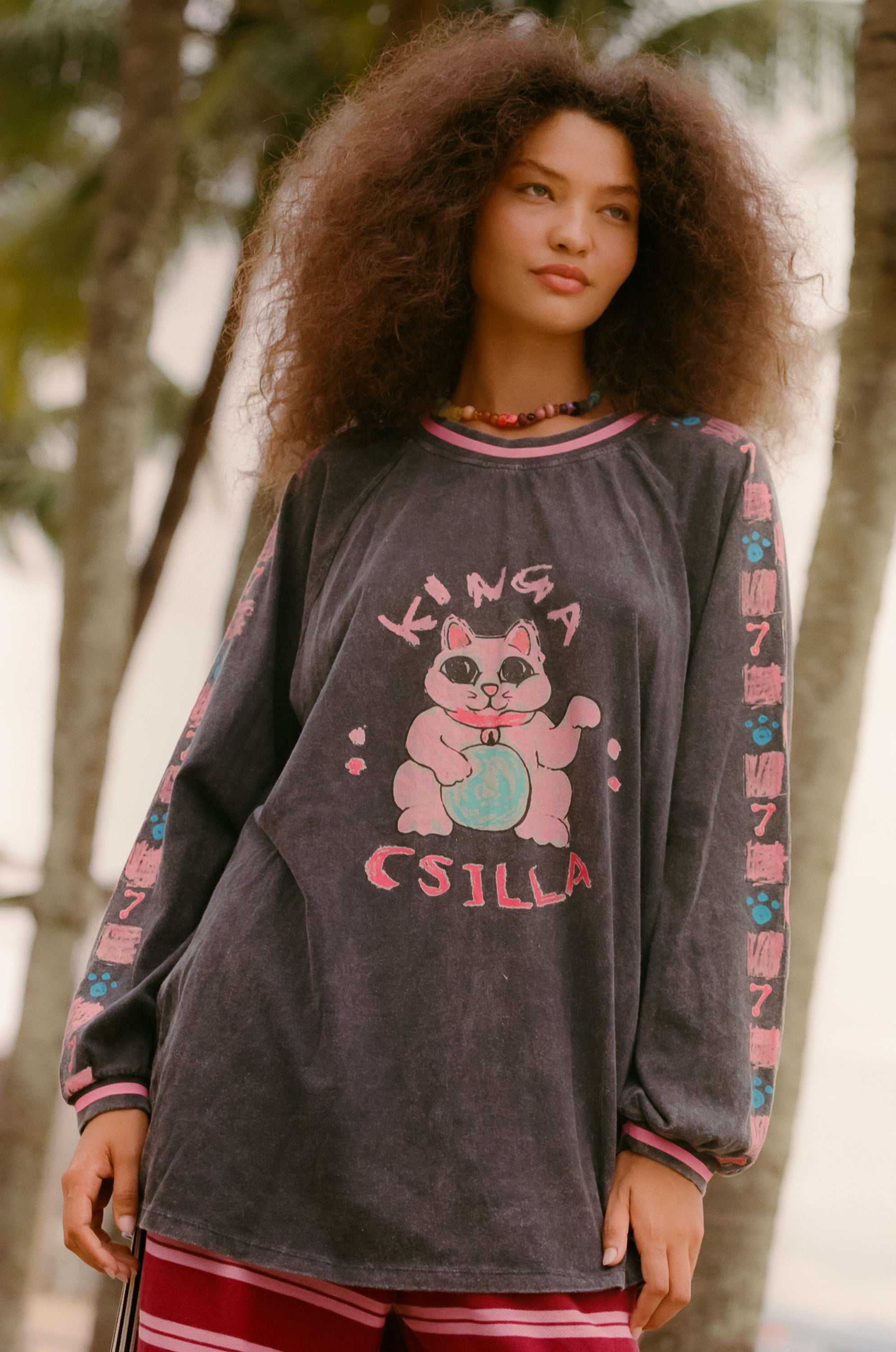 Kinga Csilla Good Luck Roses Tee