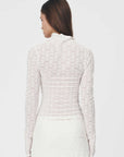 Rowie Galo Flower Lace Top Creme