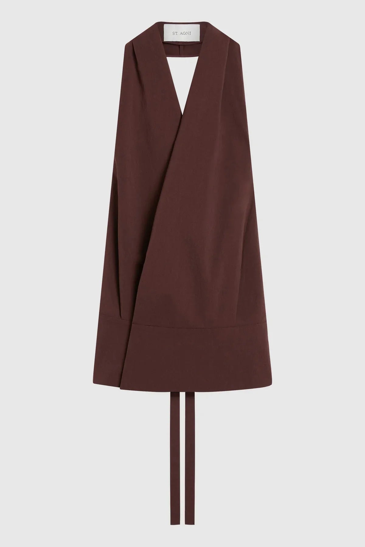 St Agni Halter Wrap Top Liqueur