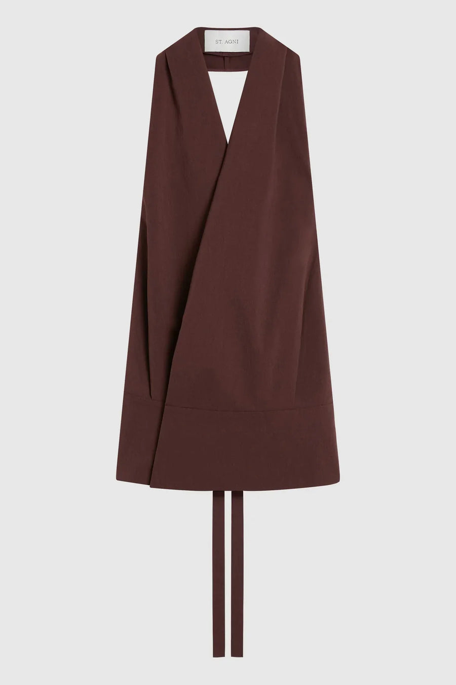 St Agni Halter Wrap Top Liqueur