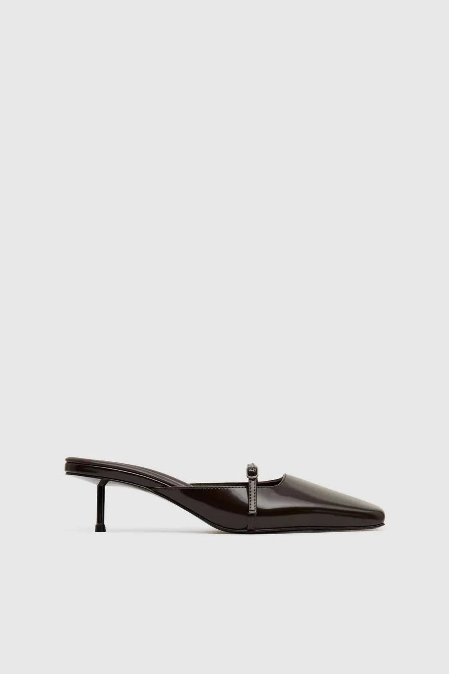 St Agni Pile Heel Coffee