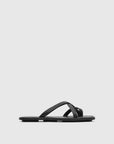 St Agni Soft Strap Slide Black