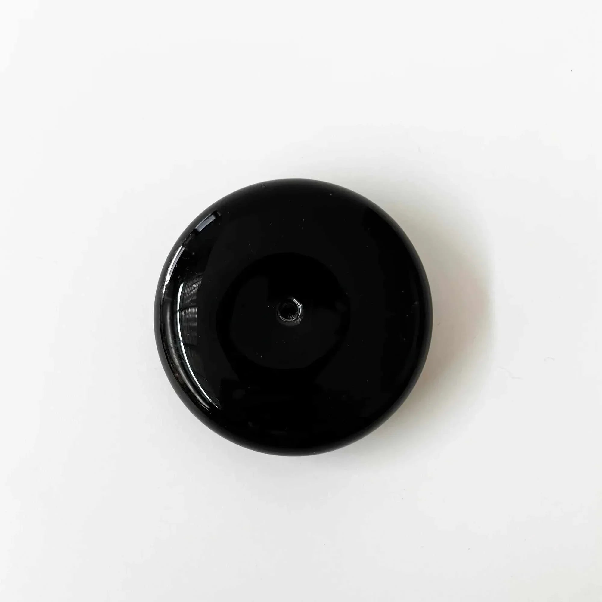 Gentle Habits Glass Incense Holder Black