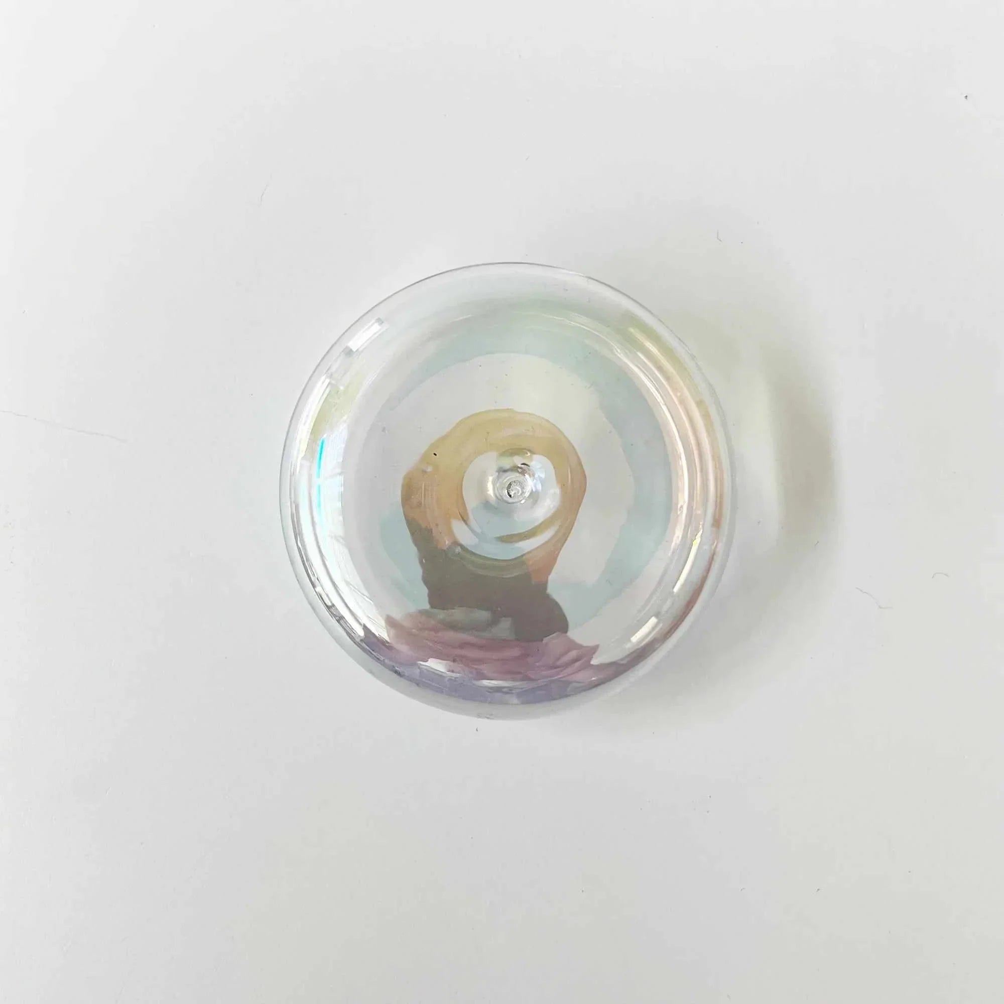 Gentle Habits Glass Vessel Incense Holder Iridescent
