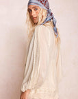 Spell Ines Boho Blouse Light Sand Cream