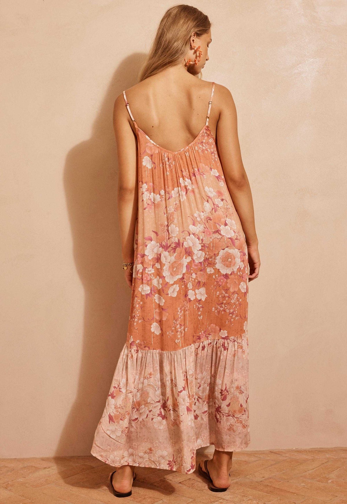 Spell Isola Strappy Dress Sunfade Pink