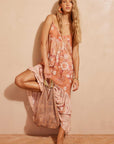 Spell Isola Strappy Dress Sunfade Pink