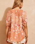 Spell Isola Short Sleeve Blouse Sunfade Pink