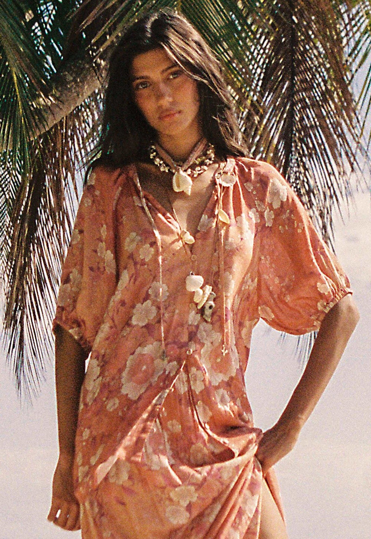 Spell Isola Short Sleeve Blouse Sunfade Pink