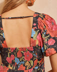 Spell Isola Gown Midnight Bloom Black