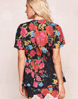 Spell Isola Blouse Midnight Bloom Black