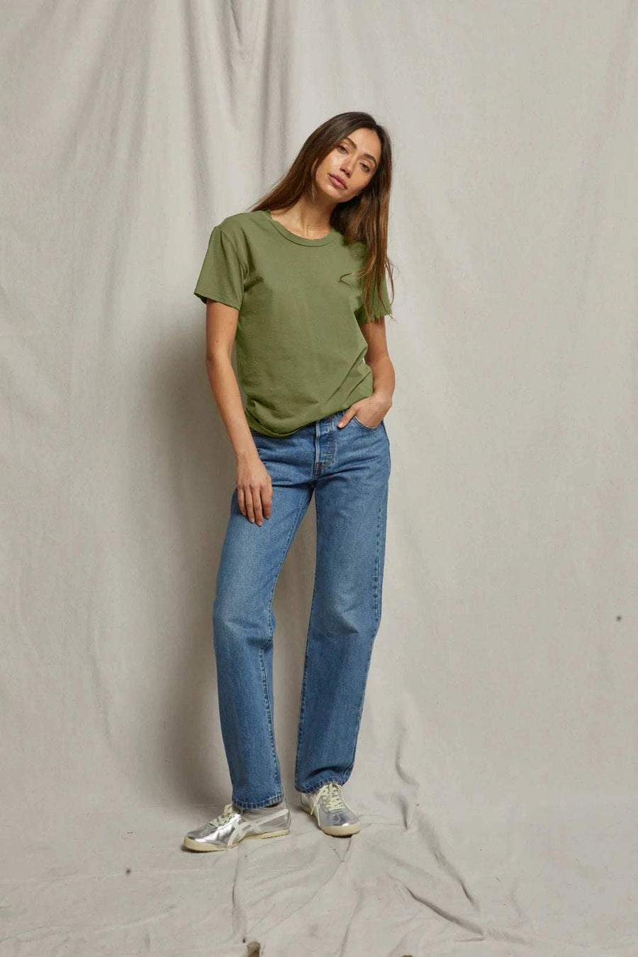 Perfectwhitetee Harley Boxy Crew Safari