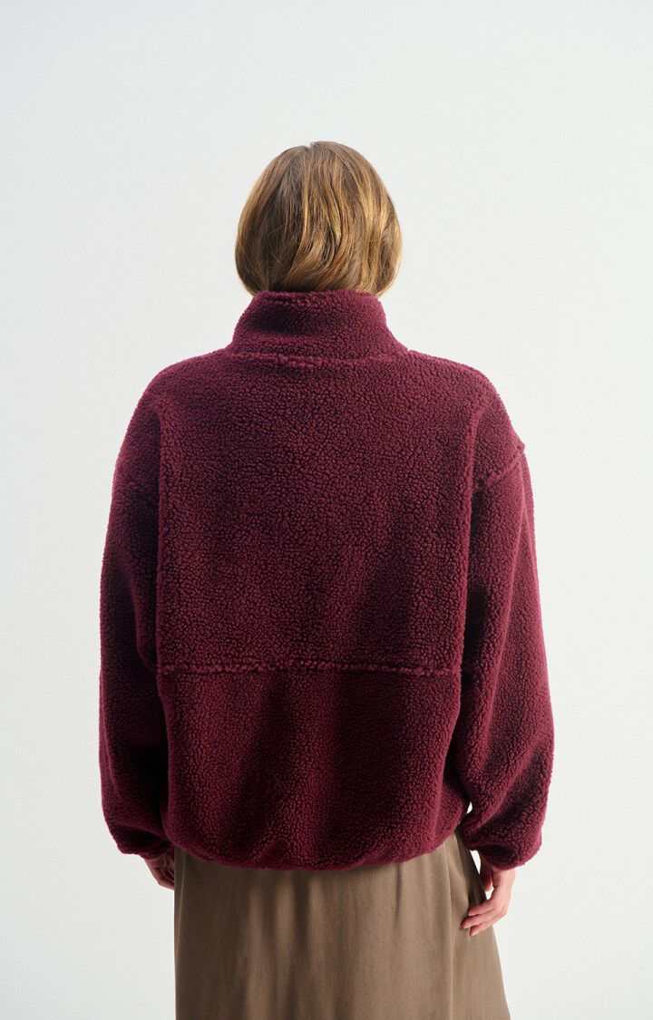 American Vintage Hoktown  Jacket Burgundy Melange