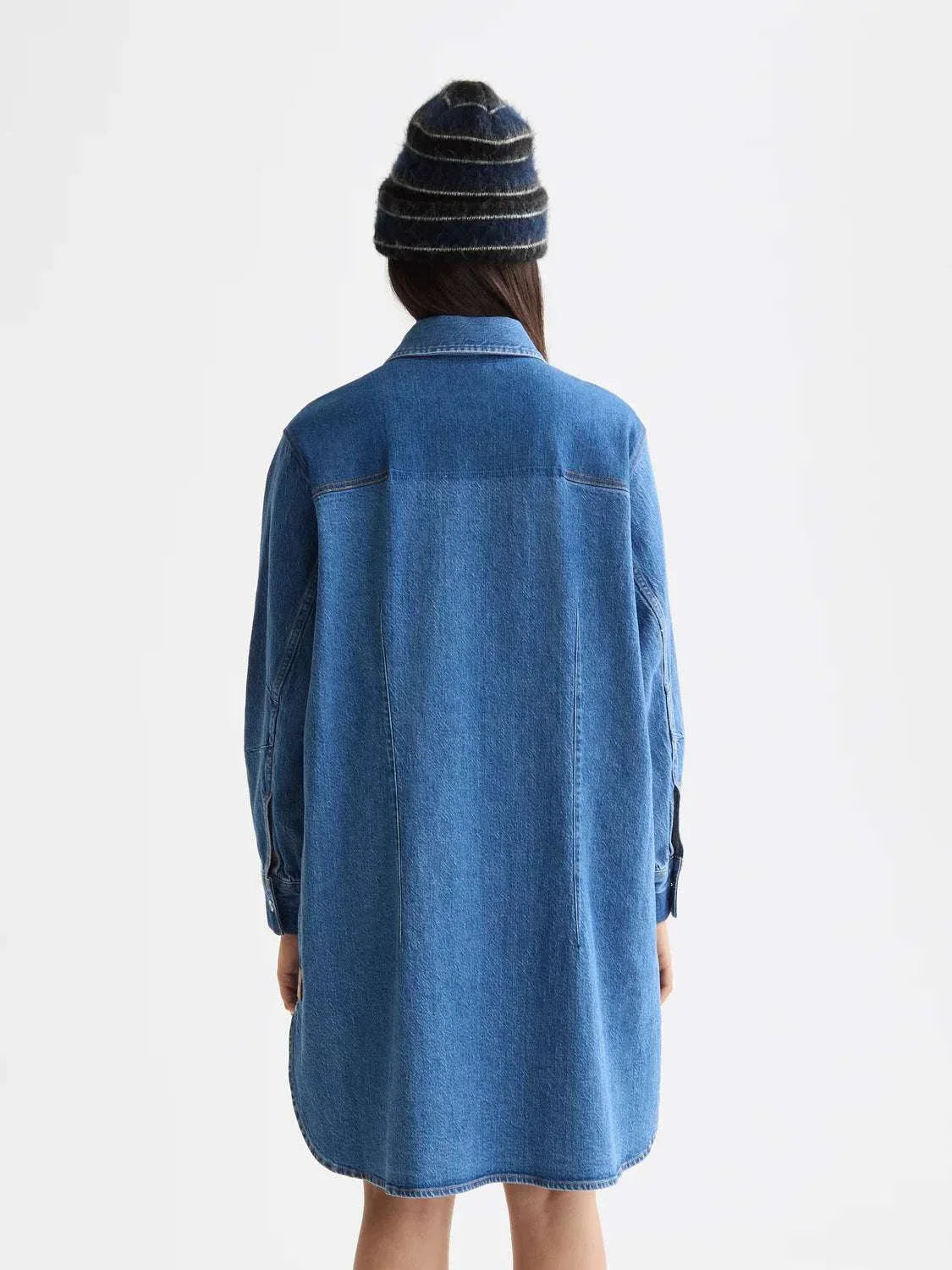 Scotch and Soda Denim Mini Shirtdress