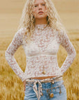Spell Juliette Lace Top Vintage Cream 