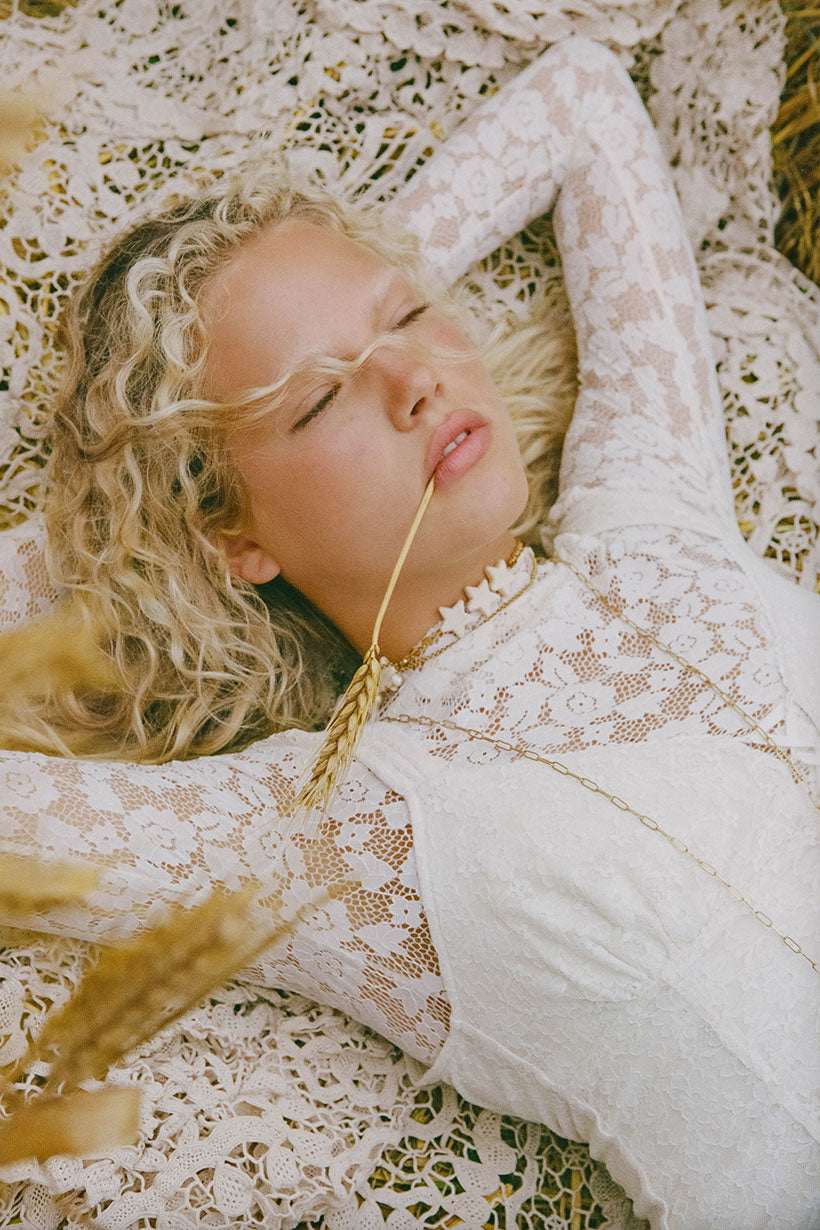 Spell Juliette Lace Top Vintage Cream 