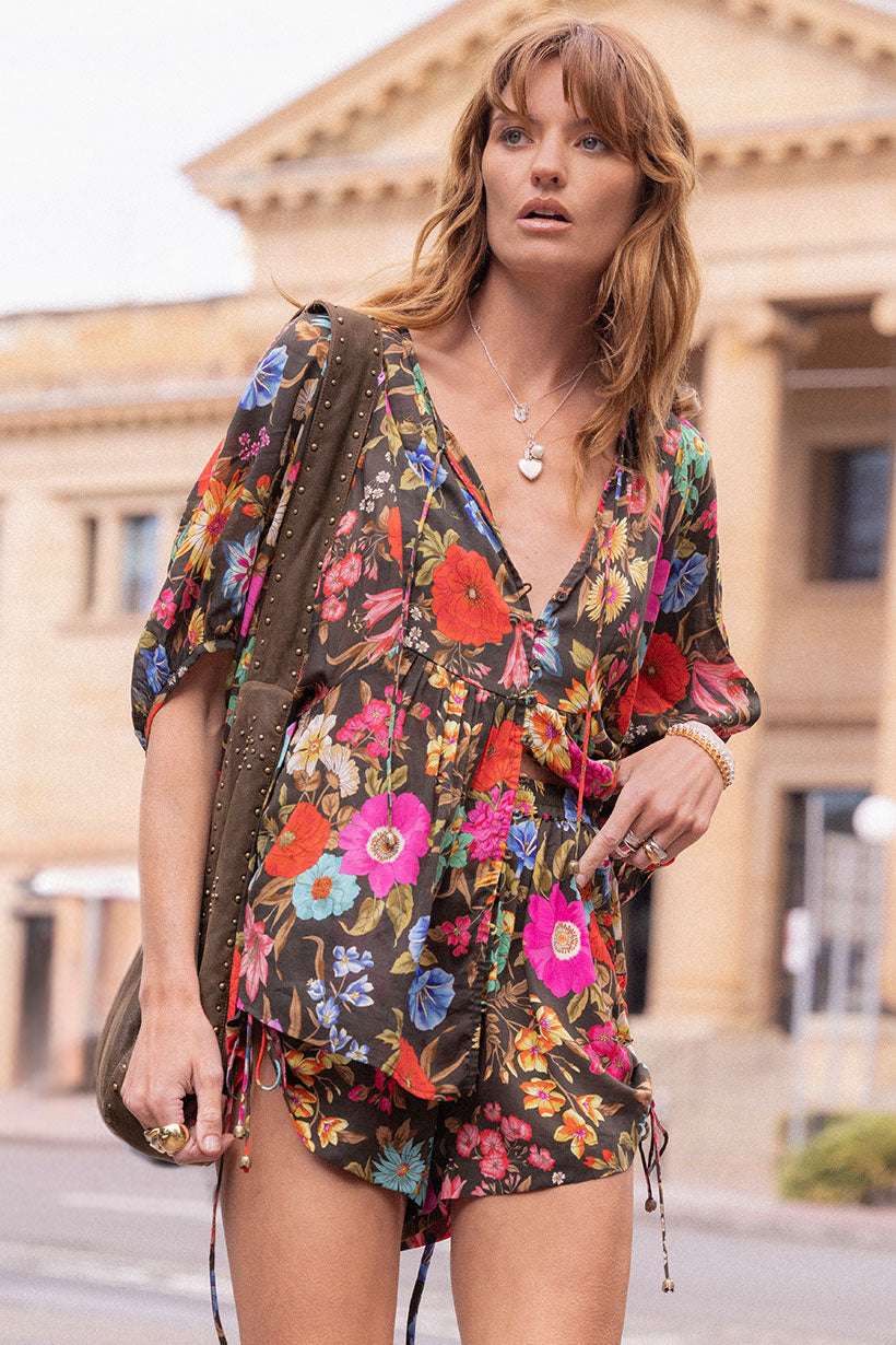 Spell Valley of the Dolls Boho Blouse Onyx 