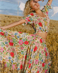 Spell Valley of the Dolls Maxi Skirt Opal