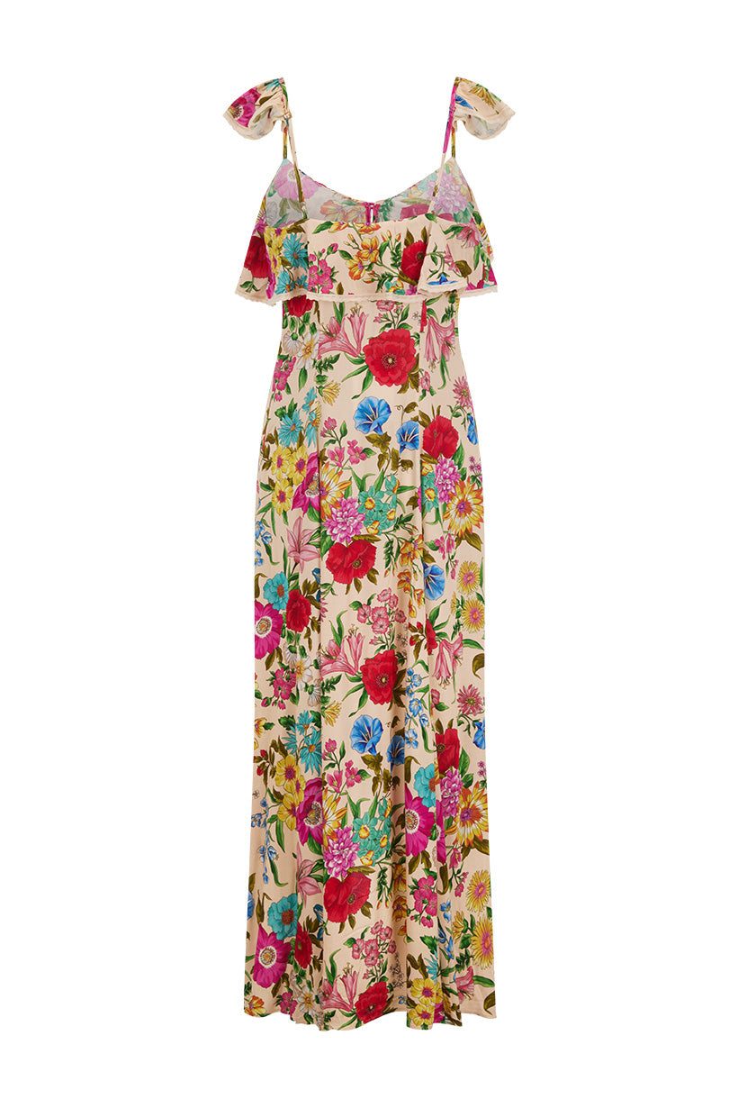Spell Valley of the Dolls Strappy Gown Opal