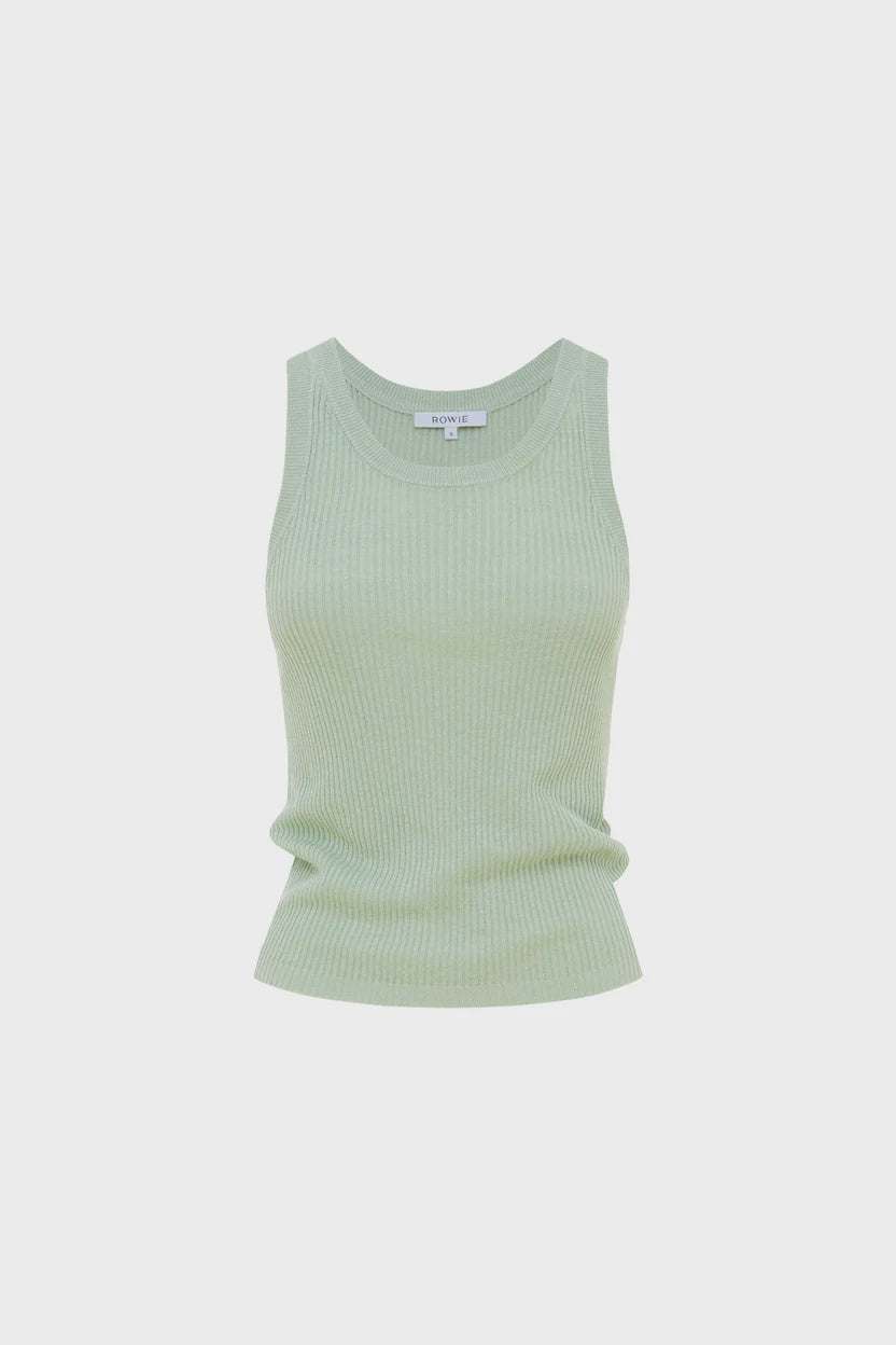 Rowie Hubert Knit Tank Sage