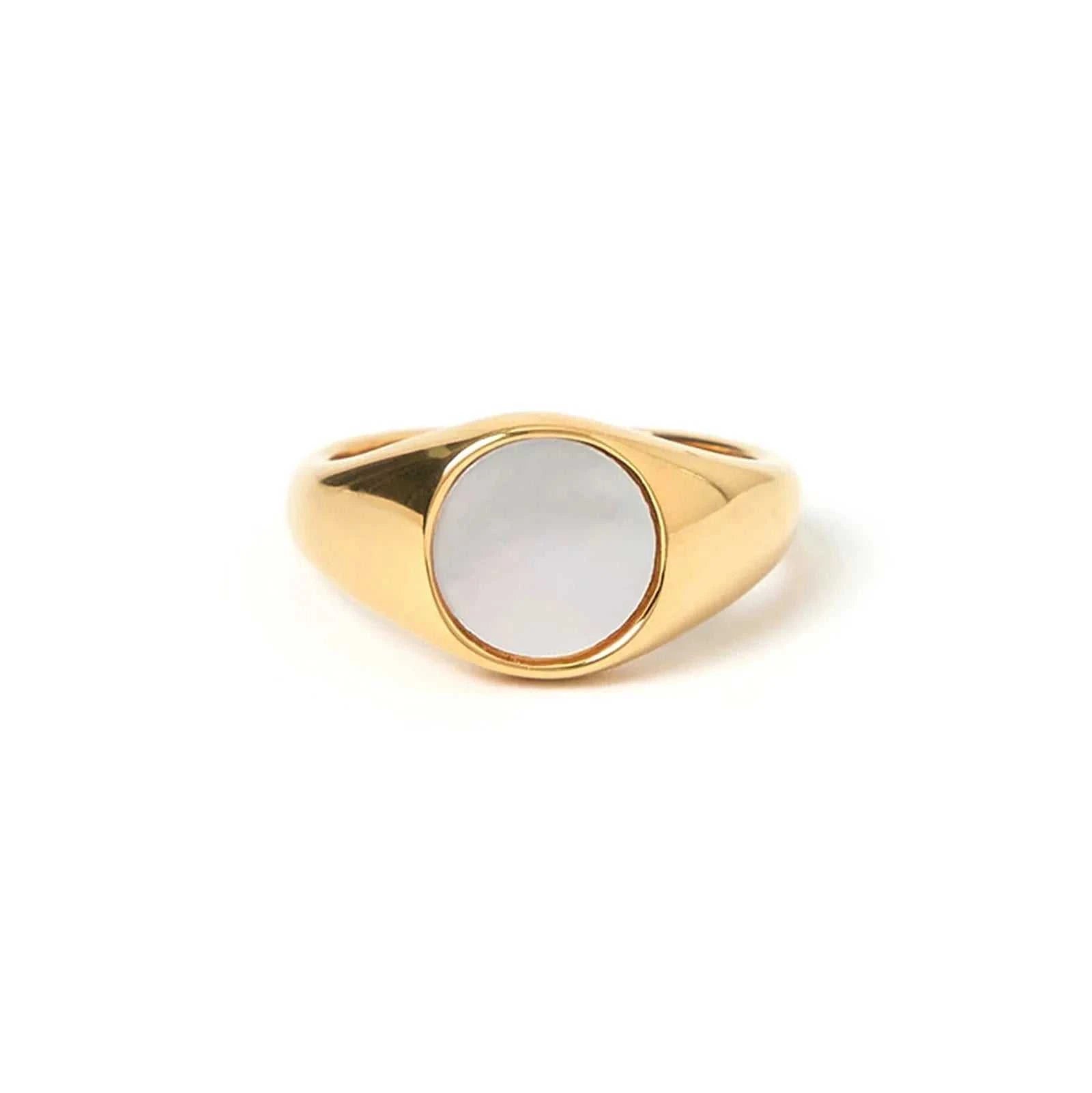 Arms of Eve Amira Gold Pearl Ring