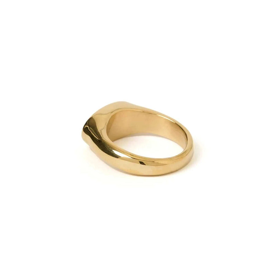 Arms of Eve Aster Signet Ring Gold