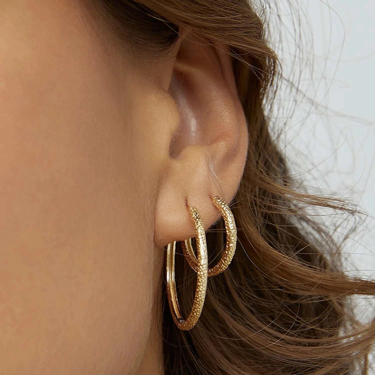 Arms of Eve Sebastian Gold Hoop Earrings