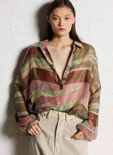 Mes Demoiselles Lara Blouse Lotus Flower