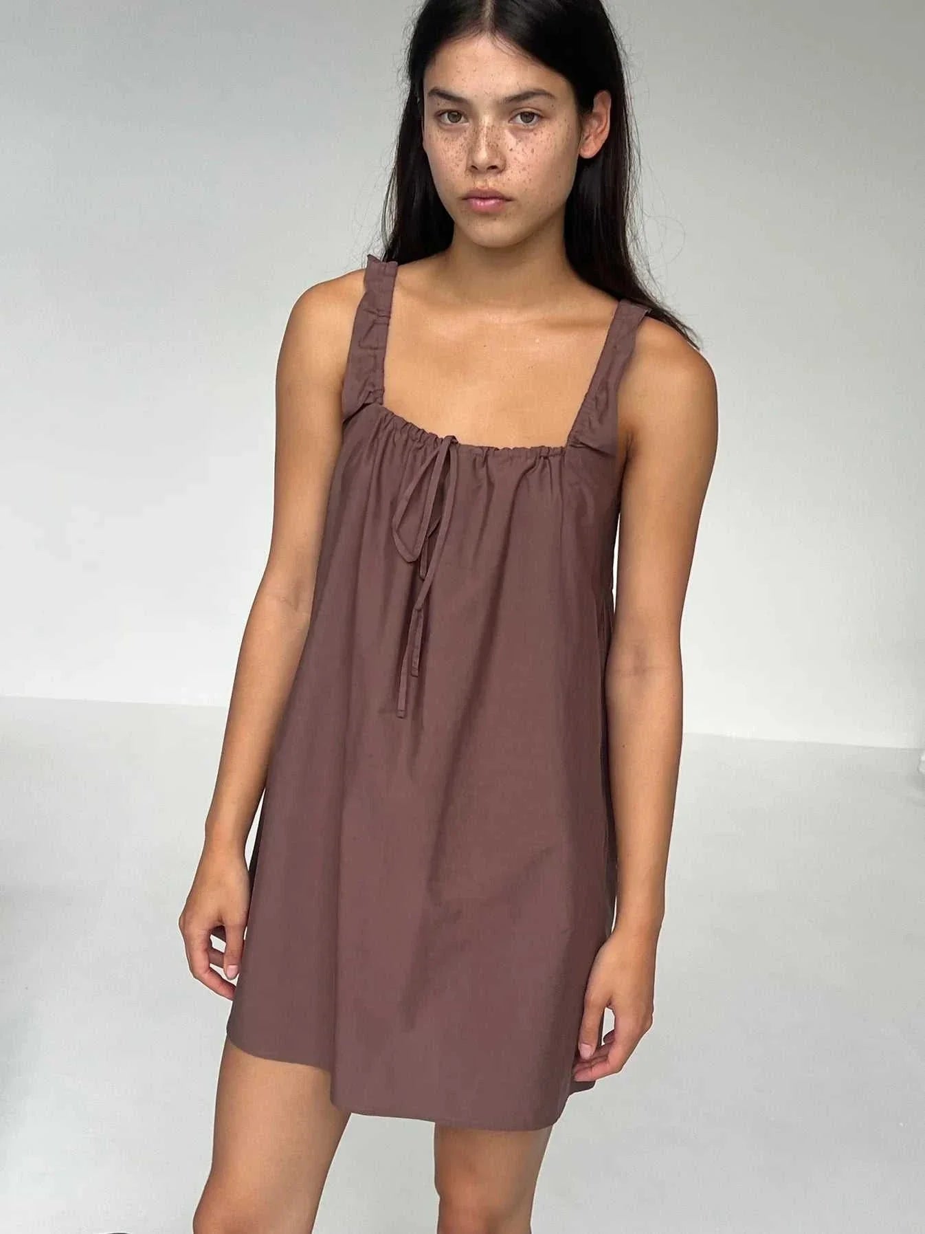 Deiji Studios Bow Dress Toast