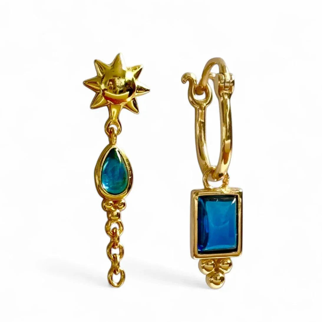 Gold Sister Ziggy Earrings
