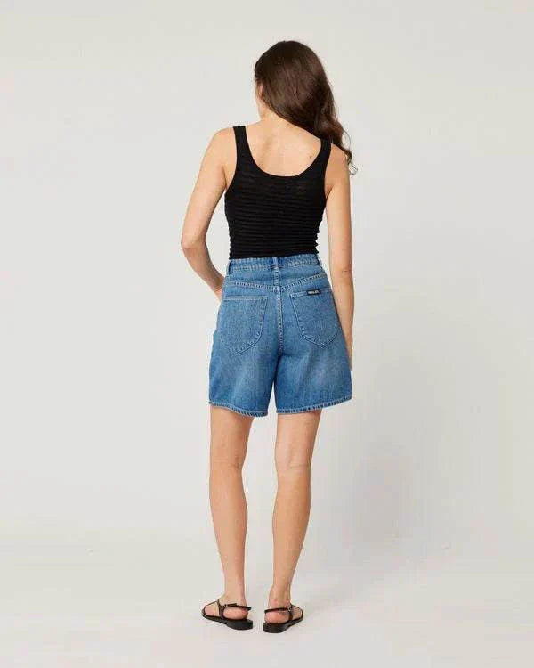 Rollas Super Mirage True Blue Short Mid Vintage Indigo
