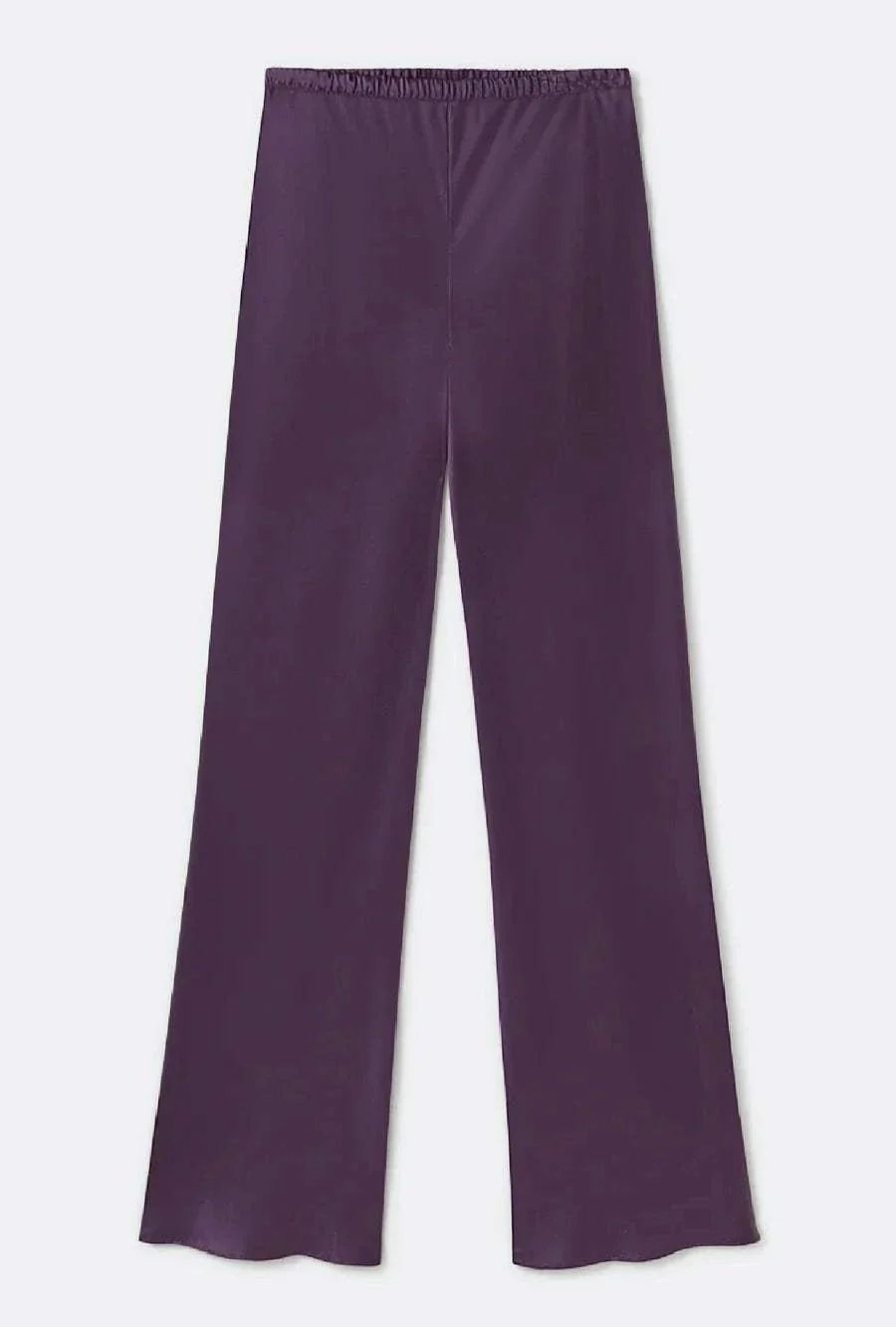 Silk Laundry Bias Cut Pants Blackberry
