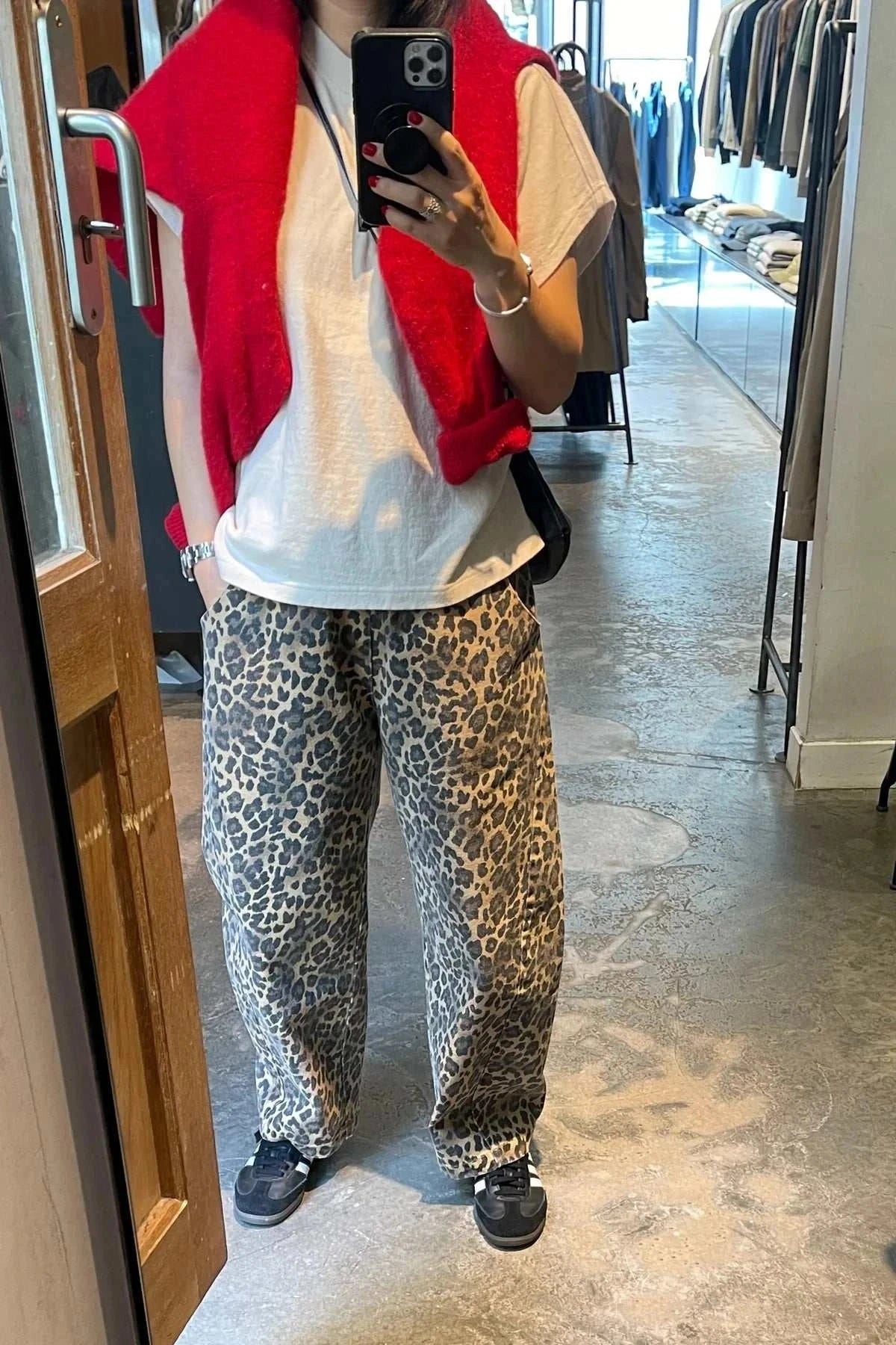 Le Bon Shoppe Arc Pants Leopard 