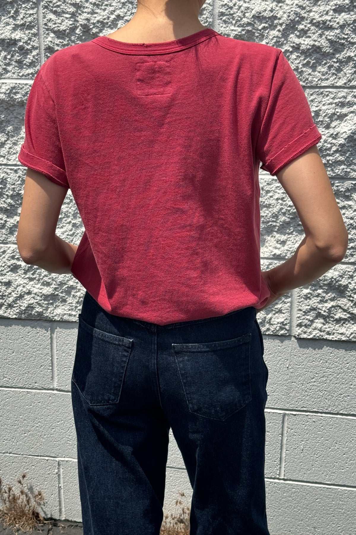 Le Bon Shoppe Organc Vintage Boy Tee Crayon Red