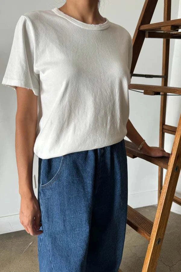 Le Bon Shoppe Organic Vintage Boy Tee White